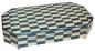 Preview: Nr.113M06 Intarsien Blau/Weiss